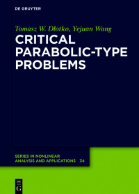 Titelbild: Critical Parabolic-Type Problems 1st edition 9783110597554