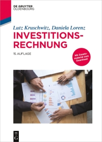 Cover image: Investitionsrechnung 15th edition 9783110587357