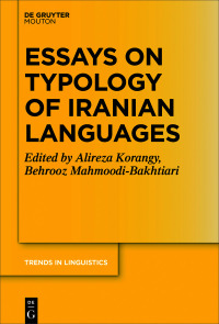 Cover image: Essays on Typology of Iranian Languages 1st edition 9783110601749