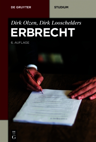 Omslagafbeelding: Erbrecht 6th edition 9783110602814