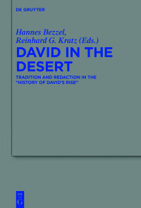 Cover image: David in the Desert 1st edition 9783110604061