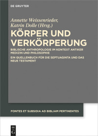 Imagen de portada: Körper und Verkörperung 1st edition 9783110607949