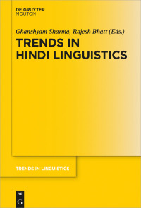 Imagen de portada: Trends in Hindi Linguistics 1st edition 9783110606980
