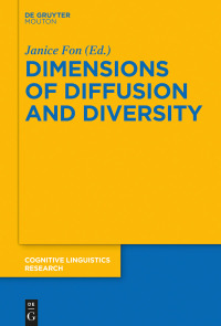 Cover image: Dimensions of Diffusion and Diversity 1st edition 9783110608120