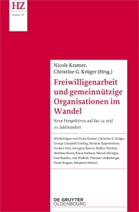 Cover image: Freiwilligenarbeit und gemeinnützige Organisationen im Wandel 1st edition 9783110608427