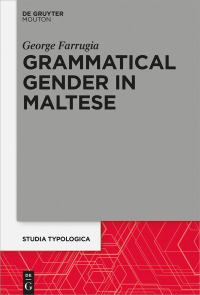 Cover image: Grammatical Gender in Maltese 1st edition 9783110603941