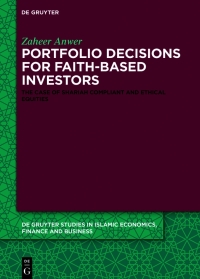 Cover image: Portfolio Decisions for Faith-Based Investors 1st edition 9783110611854