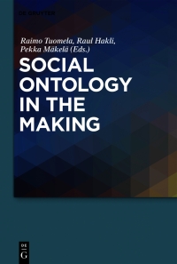 Cover image: Social Ontology in the Making 1st edition 9783110617634