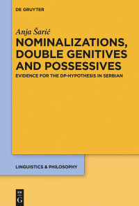 Imagen de portada: Nominalizations, Double Genitives and Possessives 1st edition 9783110620269