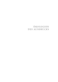 Cover image: Ökologien des Ausdrucks 1st edition 9783110619621