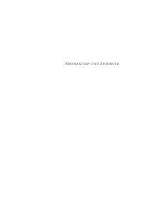 Immagine di copertina: Abstraktion und Ausdruck 1st edition 9783110615104