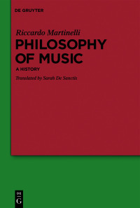 Cover image: Philosophy of Music 1st edition 9783110624496