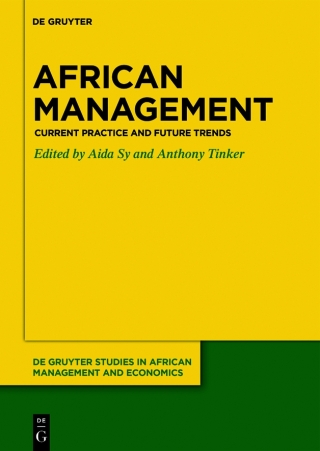 Imagen de portada: African Management 1st edition 9783110625332