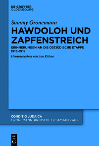 Imagen de portada: Hawdoloh und Zapfenstreich 1st edition 9783110625516