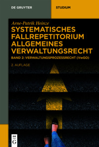 Cover image: Verwaltungsprozessrecht (VwGO) 2nd edition 9783110613940
