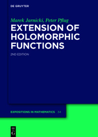 Omslagafbeelding: Extension of Holomorphic Functions 2nd edition 9783110627664