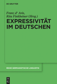 Immagine di copertina: Expressivität im Deutschen 1st edition 9783110627558