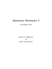 Cover image: Quantum Mechanics I 1st edition 9781945176579