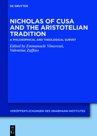 Omslagafbeelding: Nicholas of Cusa and the Aristotelian Tradition 1st edition 9783110624908