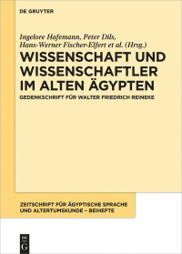 Omslagafbeelding: Wissenschaft und Wissenschaftler im Alten Ägypten 1st edition 9783110612943