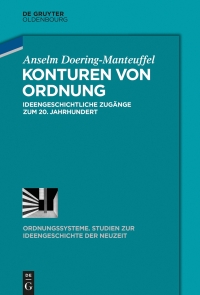 Cover image: Konturen von Ordnung 1st edition 9783110630084