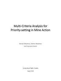 Cover image: Multi-Criteria Analysis for Priority-setting in Mine Action 1st edition 9783110630565