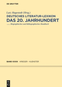 Immagine di copertina: Krieger - Kuenster 1st edition 9783110631920