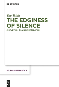 Imagen de portada: The Edginess of Silence 1st edition 9783110634471