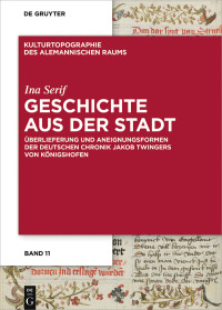 Cover image: Geschichte aus der Stadt 1st edition 9783110636444