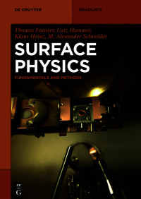 صورة الغلاف: Surface Physics 1st edition 9783110636680