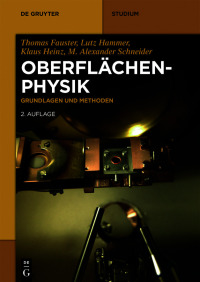 Imagen de portada: Oberflächenphysik 2nd edition 9783110635898