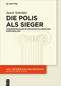 Cover image: Die Polis als Sieger 1st edition 9783110626049