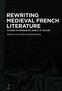 Cover image: Rewriting Medieval French Literature 1st edition 9783110638370