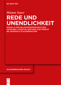 صورة الغلاف: Rede und Unendlichkeit 1st edition 9783110639421