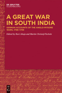 Titelbild: A Great War in South India 1st edition 9783110640540