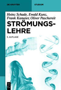 Cover image: Strömungslehre 5th edition 9783110641448