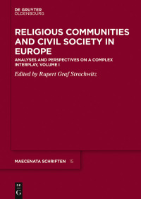 Imagen de portada: Religious Communities and Civil Society in Europe 1st edition 9783110641462