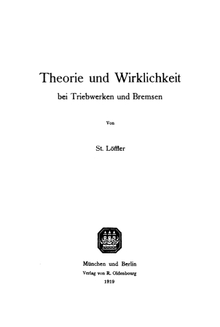 Cover image: Theorie und Wirklichkeit 1st edition 9783110640397
