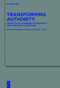 Imagen de portada: Transforming Authority 1st edition 9783110646313