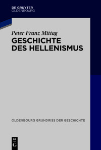 Imagen de portada: Geschichte des Hellenismus 1st edition 9783110648591