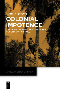صورة الغلاف: Colonial Impotence 1st edition 9783110648782