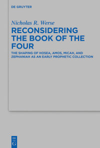 Cover image: Reconsidering the Book of the Four 1st edition 9783110646214