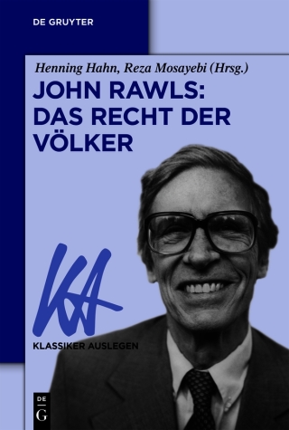 Cover image: John Rawls: Das Recht der Völker 1st edition 9783110649987