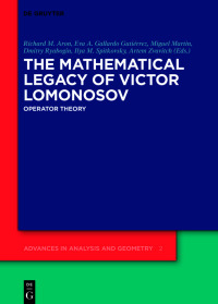 Cover image: The Mathematical Legacy of Victor Lomonosov 1st edition 9783110653397