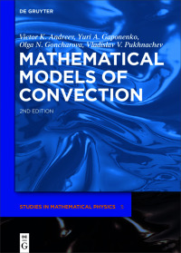 Omslagafbeelding: Mathematical Models of Convection 2nd edition 9783110653786