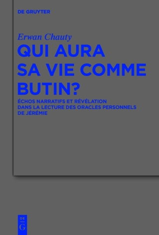 Imagen de portada: Qui aura sa vie comme butin? 1st edition 9783110653809