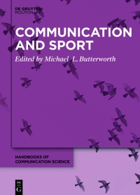 Cover image: Communication and Sport 1st edition 9783110657074