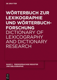 Cover image: Äquivalentregister und Bibliographie 1st edition 9783110652024