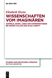 Cover image: Wissenschaften vom Imaginären 1st edition 9783110655865