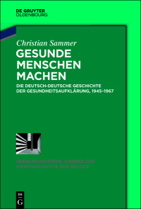 صورة الغلاف: Gesunde Menschen machen 1st edition 9783110660104